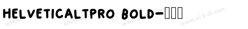 helveticaltpro bold字体转换